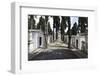 Historical Cemetery, Tombs, Burial Chambers, Cemiterio Dos Prazeres, Prazeres, Lisbon, Portugal-Axel Schmies-Framed Photographic Print