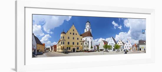 Historical Central Square, Hochstadt, Swabia, Bavaria, Germany-Doug Pearson-Framed Photographic Print