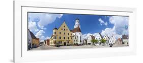 Historical Central Square, Hochstadt, Swabia, Bavaria, Germany-Doug Pearson-Framed Photographic Print