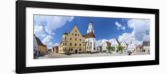 Historical Central Square, Hochstadt, Swabia, Bavaria, Germany-Doug Pearson-Framed Photographic Print