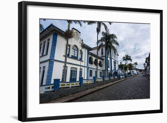 Historical Colonial Buildings in Mariana, Minas Gerais, Brazil, South America-Michael Runkel-Framed Photographic Print