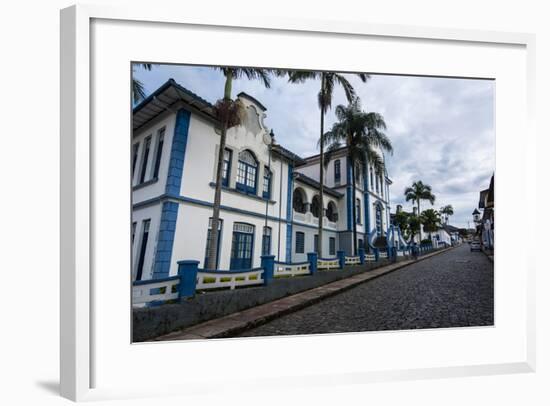 Historical Colonial Buildings in Mariana, Minas Gerais, Brazil, South America-Michael Runkel-Framed Photographic Print