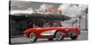 Historical diner, USA-Gasoline Images-Stretched Canvas