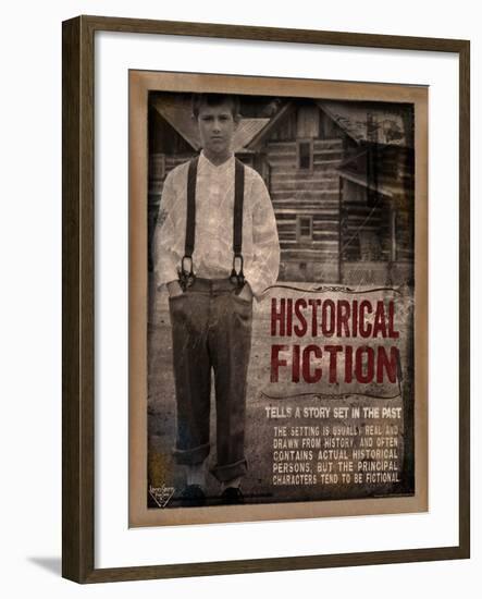 Historical Fiction Literary Genre-Jeanne Stevenson-Framed Art Print