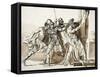 Historical Figure Composition-Jean-germain Drouais-Framed Stretched Canvas