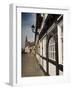 Historical Gothic Style Burgher Houses Along Kirchstrasse Street and Church of St. Stephan, Tangerm-Richard Nebesky-Framed Photographic Print