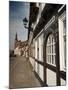 Historical Gothic Style Burgher Houses Along Kirchstrasse Street and Church of St. Stephan, Tangerm-Richard Nebesky-Mounted Photographic Print