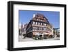 Historical half-timbered house Hotel Post, Nagold, Black Forest, Baden-Wurttemberg, Germany-Markus Lange-Framed Photographic Print