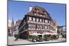 Historical half-timbered house Hotel Post, Nagold, Black Forest, Baden-Wurttemberg, Germany-Markus Lange-Mounted Photographic Print
