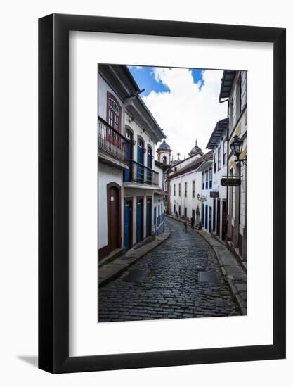 Historical Houses in the Old Mining Town of Ouro Preto-Michael Runkel-Framed Photographic Print