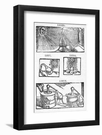 Historical Illustration of Distillation-Middle Temple Library-Framed Photographic Print