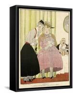 Historical Illustration-Gerda Wegener-Framed Stretched Canvas