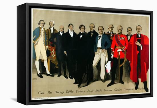 Historical Portraits, from the Series 'The Empire Is Still in Building', 1927-Fred Taylor-Framed Stretched Canvas
