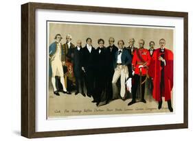 Historical Portraits, from the Series 'The Empire Is Still in Building', 1927-Fred Taylor-Framed Giclee Print