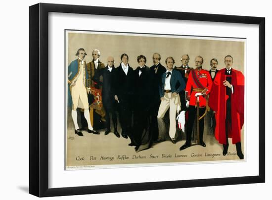 Historical Portraits, from the Series 'The Empire Is Still in Building', 1927-Fred Taylor-Framed Giclee Print