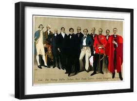 Historical Portraits, from the Series 'The Empire Is Still in Building', 1927-Fred Taylor-Framed Giclee Print