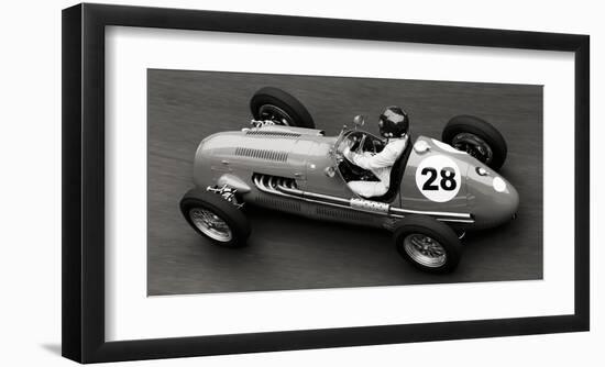 Historical race car at Grand Prix de Monaco-Peter Seyfferth-Framed Art Print