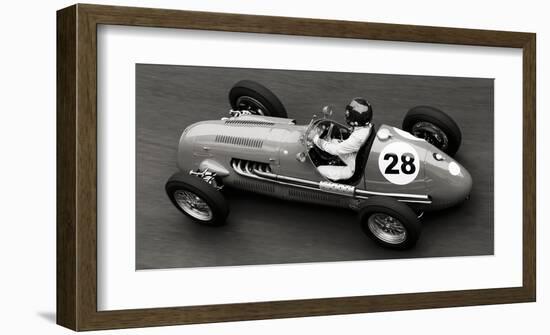 Historical race car at Grand Prix de Monaco-Peter Seyfferth-Framed Art Print