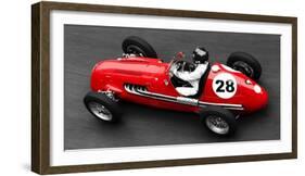 Historical race car at Grand Prix de Monaco-Peter Seyfferth-Framed Art Print