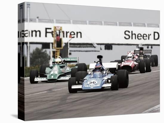 Historical race cars at Grand Prix, Nurburgring-null-Stretched Canvas