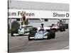 Historical race cars at Grand Prix, Nurburgring-null-Stretched Canvas