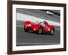 Historical race-cars-Gasoline Images-Framed Art Print