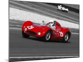 Historical race-cars-Gasoline Images-Mounted Art Print