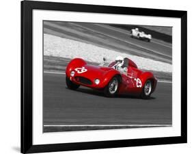 Historical race-cars-Gasoline Images-Framed Art Print