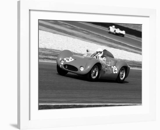 Historical race-cars-Gasoline Images-Framed Art Print