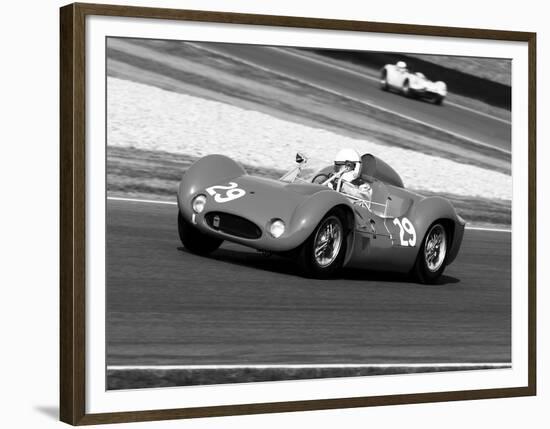 Historical race-cars-Gasoline Images-Framed Art Print