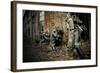 Historical Reenactment: German Patrol-null-Framed Photographic Print