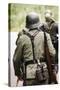 Historical Reenactment: German Soldiers of 26th Panzer Division-null-Stretched Canvas