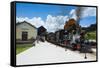 Historical Steam Train Maria Fuma §A in Tiradentes, Minas Gerais, Brazil, South America-Michael Runkel-Framed Stretched Canvas