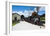 Historical Steam Train Maria Fuma §A in Tiradentes, Minas Gerais, Brazil, South America-Michael Runkel-Framed Photographic Print