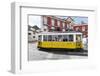 Historical Streetcars in the Alfama District, Lisbon, Portugal-Axel Schmies-Framed Photographic Print