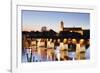Historical Wooden Bridge and Cathedral (Fridolinsmunster)-Marcus-Framed Photographic Print