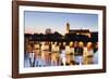 Historical Wooden Bridge and Cathedral (Fridolinsmunster)-Marcus-Framed Photographic Print