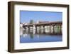 Historical Wooden Bridge and Cathedral (Fridolinsmunster)-Marcus-Framed Photographic Print