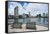 Historicla Waterfront of Recife, Pernambuco, Brazil, South America-Michael Runkel-Framed Stretched Canvas