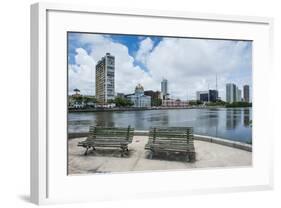 Historicla Waterfront of Recife, Pernambuco, Brazil, South America-Michael Runkel-Framed Photographic Print