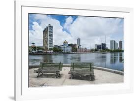 Historicla Waterfront of Recife, Pernambuco, Brazil, South America-Michael Runkel-Framed Photographic Print