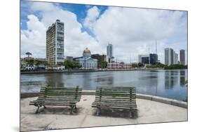 Historicla Waterfront of Recife, Pernambuco, Brazil, South America-Michael Runkel-Mounted Photographic Print