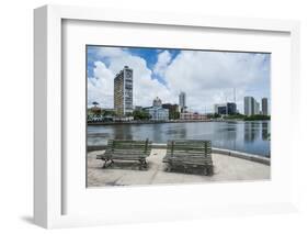 Historicla Waterfront of Recife, Pernambuco, Brazil, South America-Michael Runkel-Framed Photographic Print