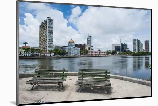Historicla Waterfront of Recife, Pernambuco, Brazil, South America-Michael Runkel-Mounted Photographic Print