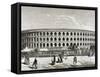 History. 19Th Century. Spain. Valencia. Bullring. Engraving.-Tarker-Framed Stretched Canvas