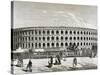 History. 19Th Century. Spain. Valencia. Bullring. Engraving.-Tarker-Stretched Canvas