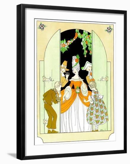 History Hall - Child Life-R. J. Appel-Framed Giclee Print