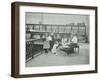 History Lesson in the Horniman Museum, London, 1908-null-Framed Premium Photographic Print