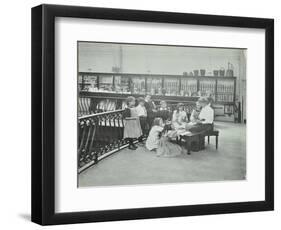 History Lesson in the Horniman Museum, London, 1908-null-Framed Photographic Print