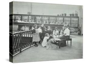 History Lesson in the Horniman Museum, London, 1908-null-Stretched Canvas